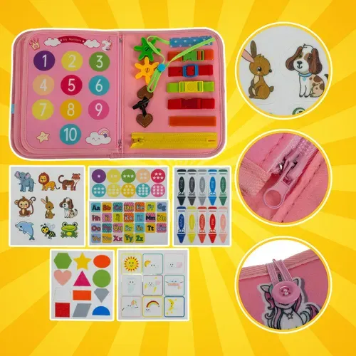 Играчка за развиване на фините моторики – розова Kruzzel 26880