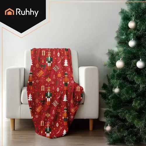 Коледно фланелено одеяло 1,5x2 м Ruhhy 26607