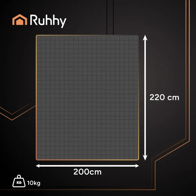 Тежестно одеяло 200x220 см, 10 кг, Ruhhy 24427