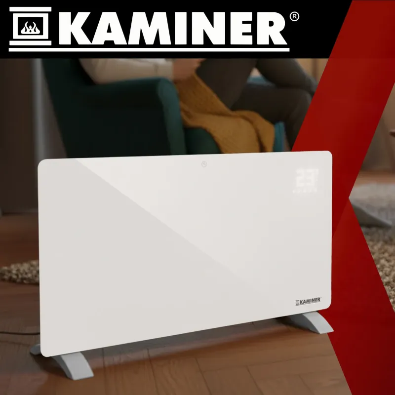 Електрически стъклен радиатор Zelva Kaminer 26573