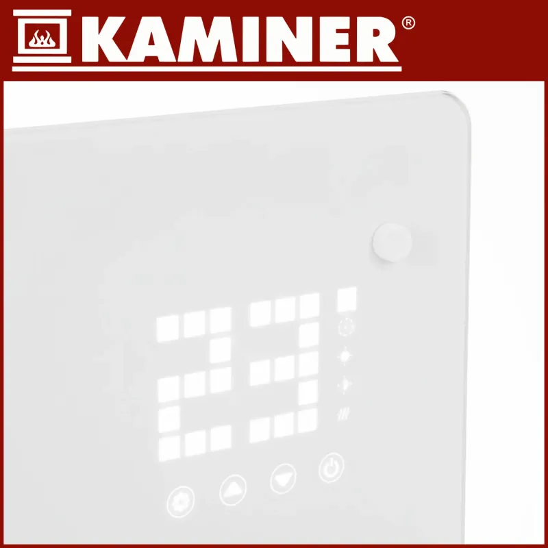 Електрически стъклен радиатор Zelva Kaminer 26573