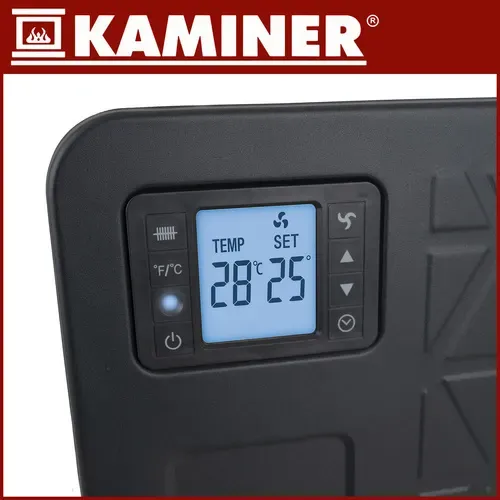Електрически радиатор – черен Ziflo Kaminer 26403