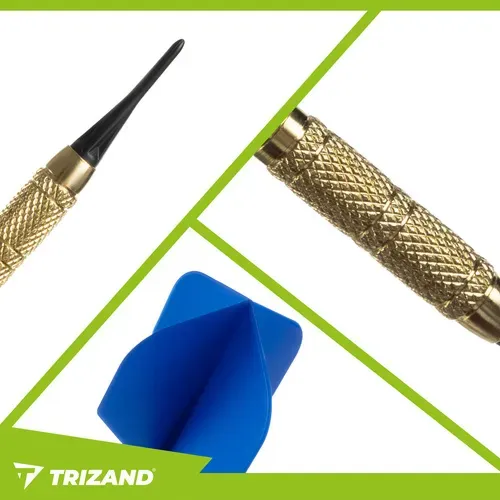 Комплект дартс с 12 стрели + върхове Trizand 26100