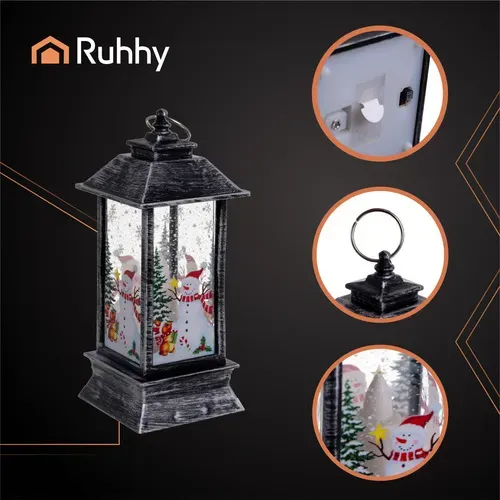Сребърна коледна LED лампичка Ruhhy 26755