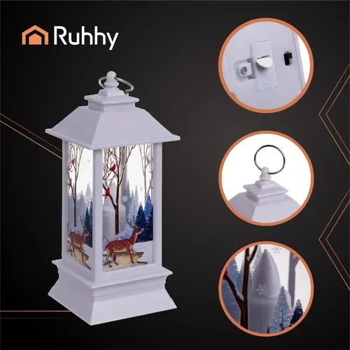 Коледна LED лампичка, бяла, Ruhhy 26753