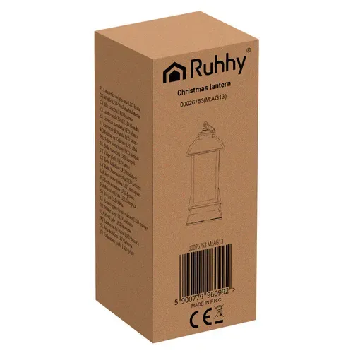 Коледна LED лампичка, бяла, Ruhhy 26753