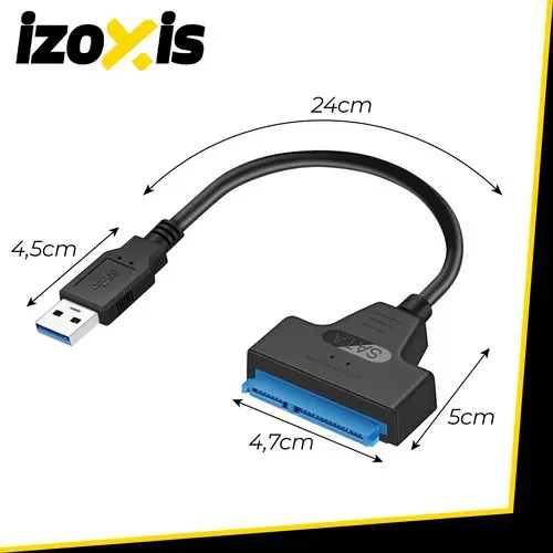 USB към SATA 3.0 адаптер Izoxis 26096