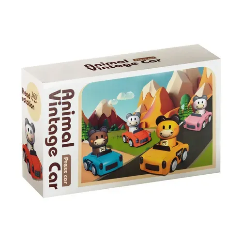 Сензорна играчка – колички с животни 26728