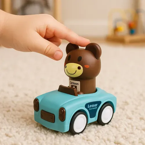 Сензорна играчка – колички с животни 26728