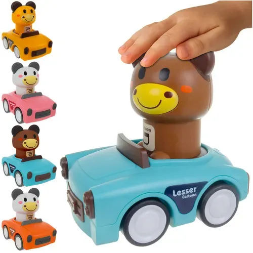 Сензорна играчка – колички с животни 26728
