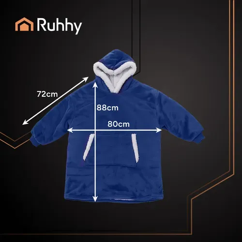 Суитшърт XXL – тъмно син Ruhhy 26147