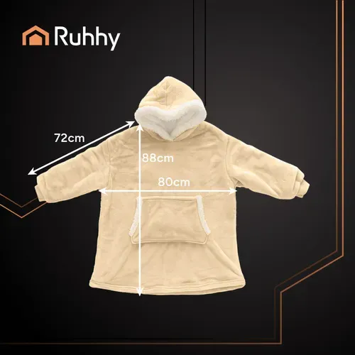 Суитшърт XXL – бежово одеяло Ruhhy 26146