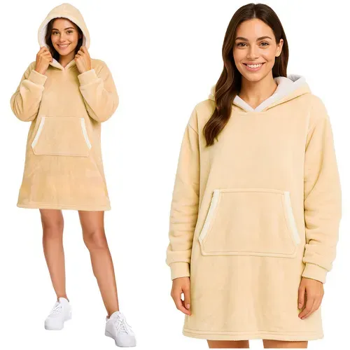Суитшърт XXL – бежово одеяло Ruhhy 26146