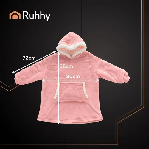 Суитшърт XXL – розово одеяло Ruhhy 26144