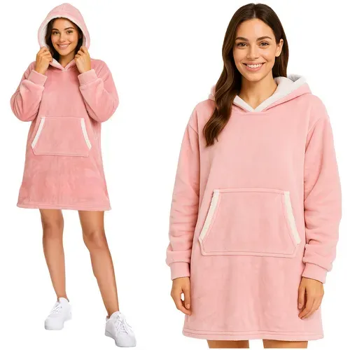 Суитшърт XXL – розово одеяло Ruhhy 26144
