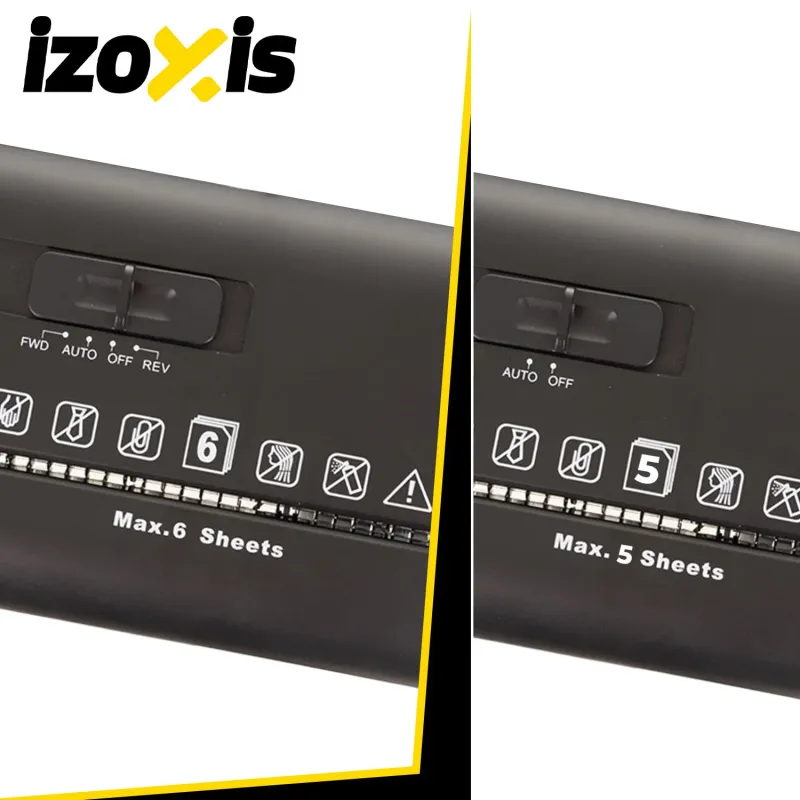Шредер за документи 10 л Izoxis 26136
