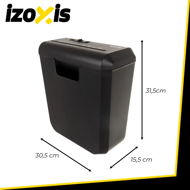 Шредер за документи 10 л Izoxis 26136