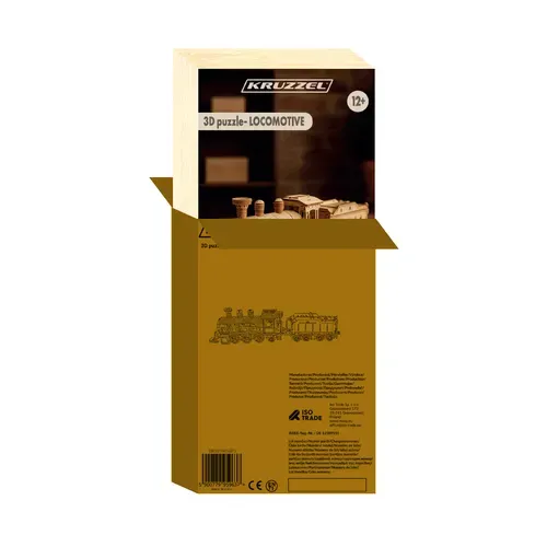 3D пъзел – локомотив Kruzzel 26515