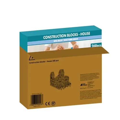 Строителни кубчета – къща, 268 бр. Kruzzel 26452