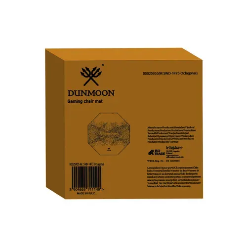 Осмоъгълна геймърска подложка за стол Dunmoon 25955