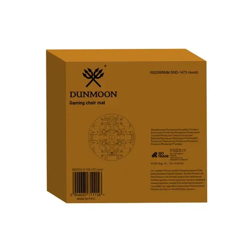 Кръгла геймърска подложка за стол Dunmoon 25956