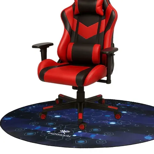 Кръгла геймърска подложка за стол Dunmoon 25956