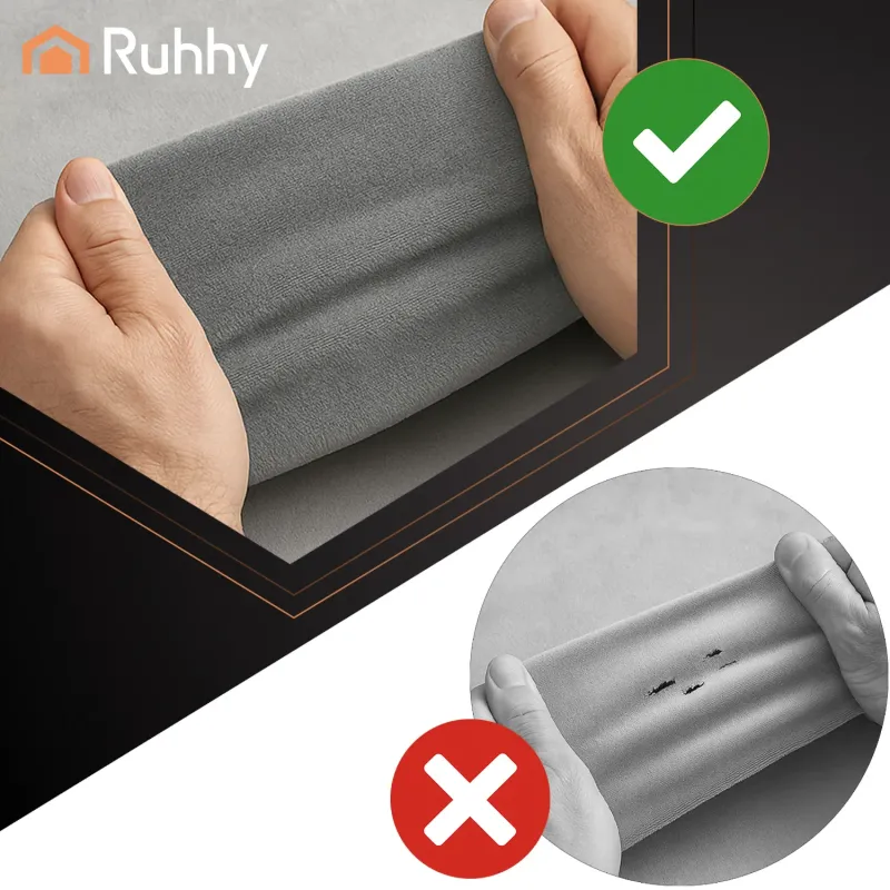 Сив велурен пуф 60x30x30 см Ruhhy 25994