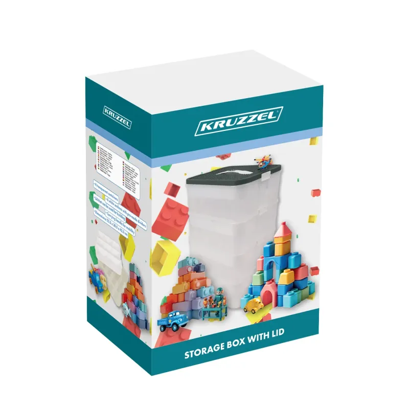 Кутия за кубчета – 4 нива Kruzzel 25758