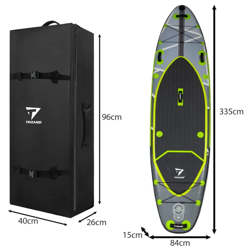 SUP дъска 335 см с аксесоари Trizand 25260