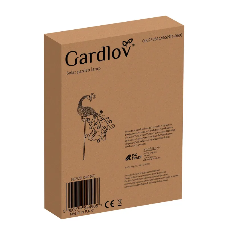 Слънчева лампа „Пав“ Gardlov 25281