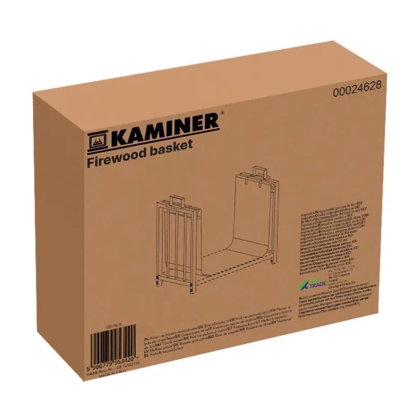 Стойка за дърва за камина Kaminer 24628