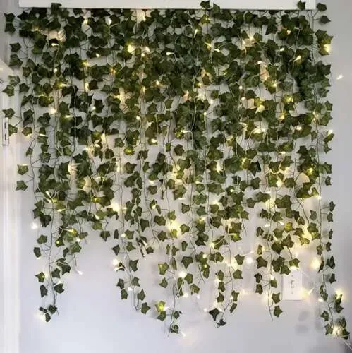 Изкуствен бръшлян + LED Gardlov 24538