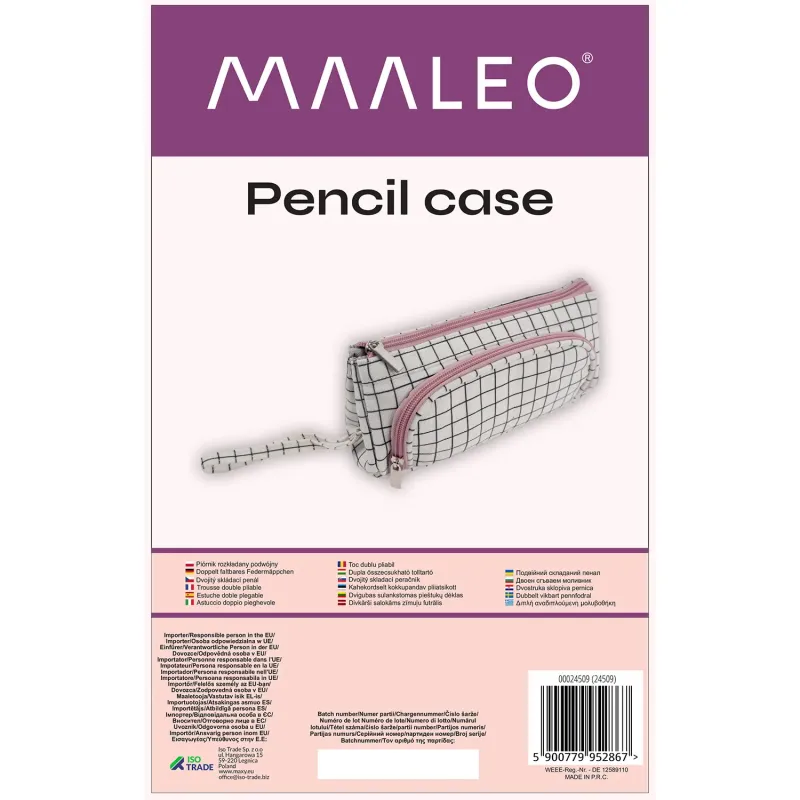 Двойна разгъваема пеналка Maaleo 24509