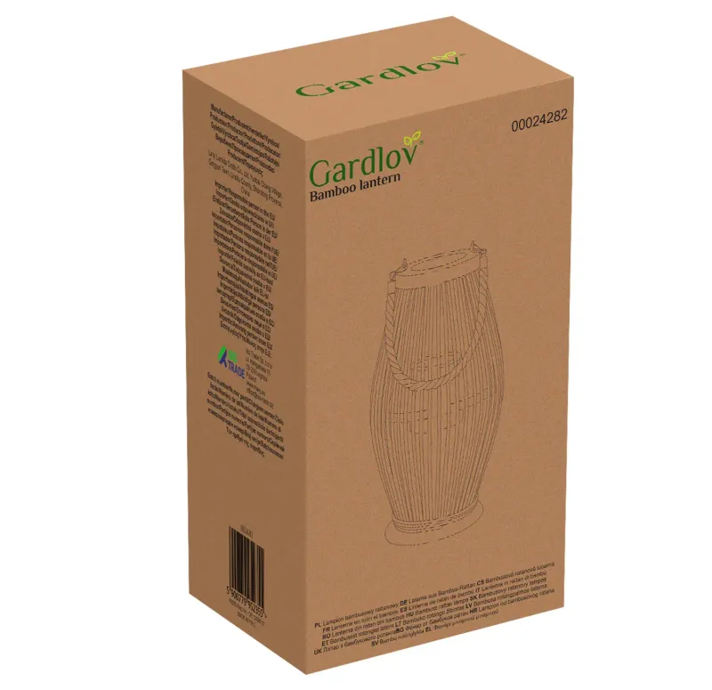 Бамбукова и ратанова лампа Gardlov 24282