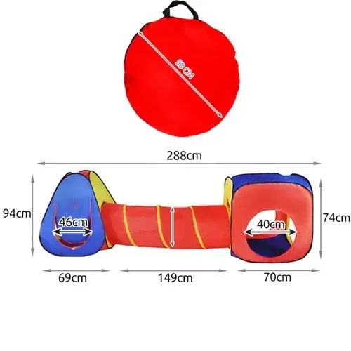 Детска палатка 3 в 1 Kruzzel 23871