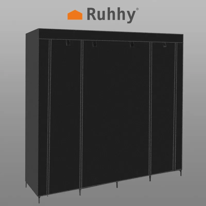 Сгъваем гардероб от плат 170x170cm Ruhhy 23740