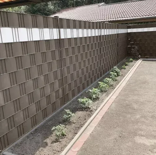 Лента за ограда 19 см x 35 м, 450 г/м², кафява, 23702