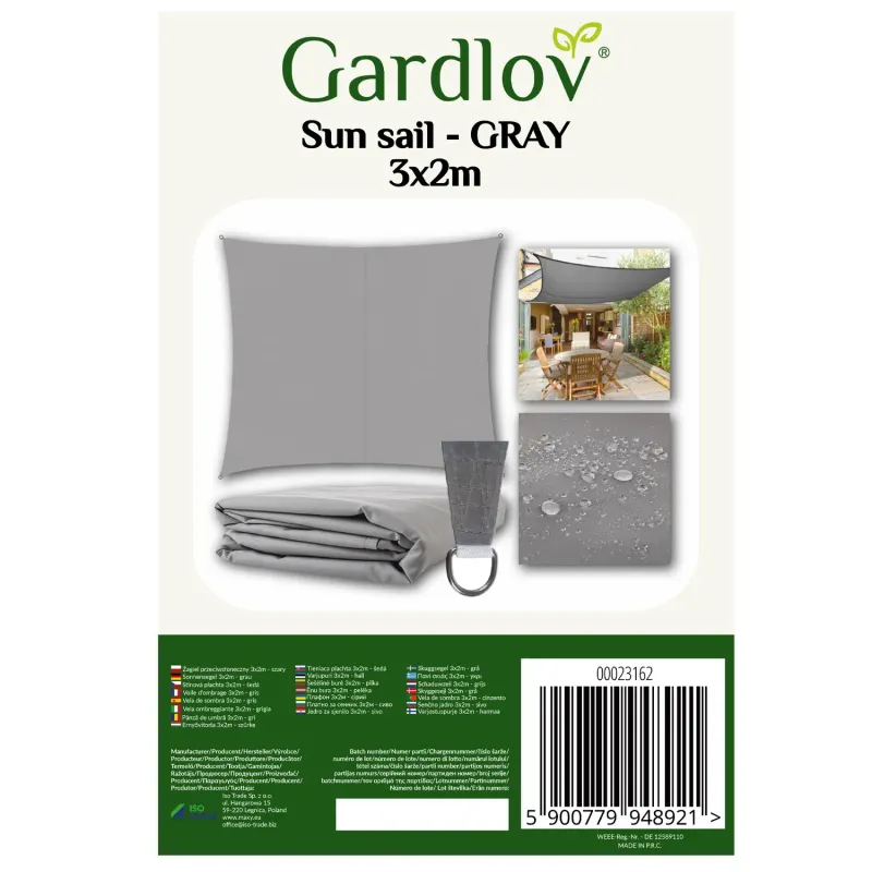 Сенник 3x2 м – сив Gardlov 23162