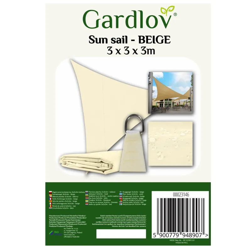 Сенник 3x3x3, бежов, Gardlov 23146