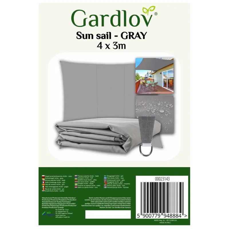 Сенник 4x3 м – сив Gardlov 23143