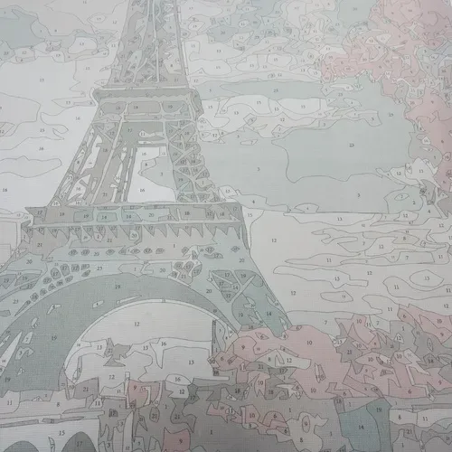 Рисуване по номера 40x50 см – кулата Маалео 22784
