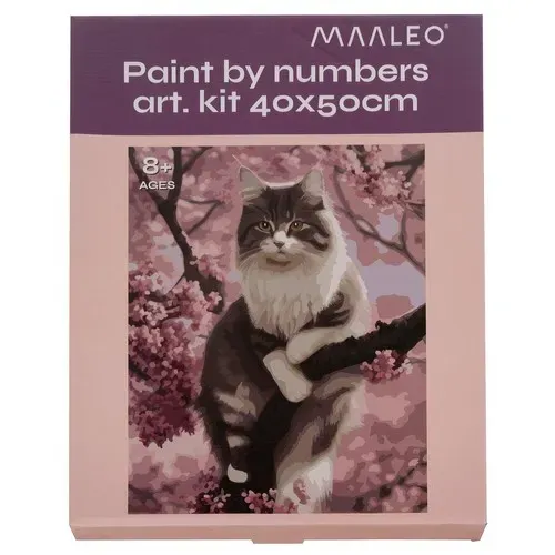 Рисуване по номера 40x50 см – коте Маалео 22783