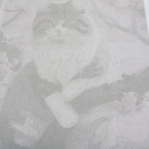 Рисуване по номера 40x50 см – коте Маалео 22783