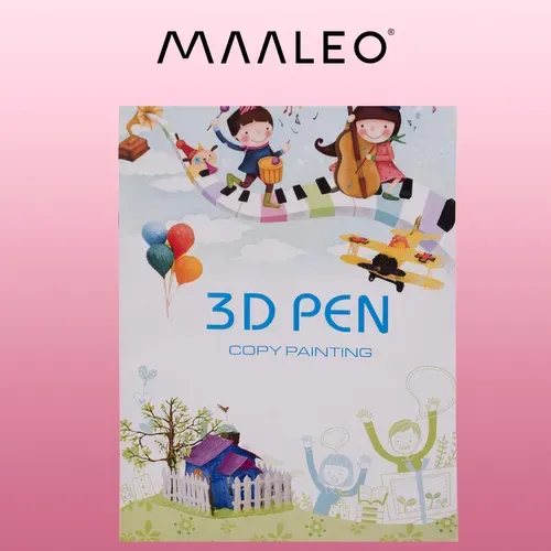 Книжка с шаблони за 3D писалка Maaleo 22734