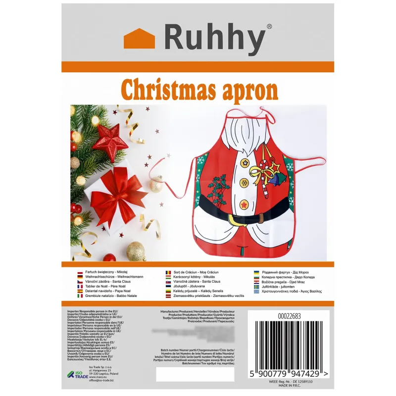 Коледна престилка – Дядо Коледа Ruhhy 22683