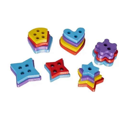 Дървен сортиращ играчка – риболов Kruzzel 22565