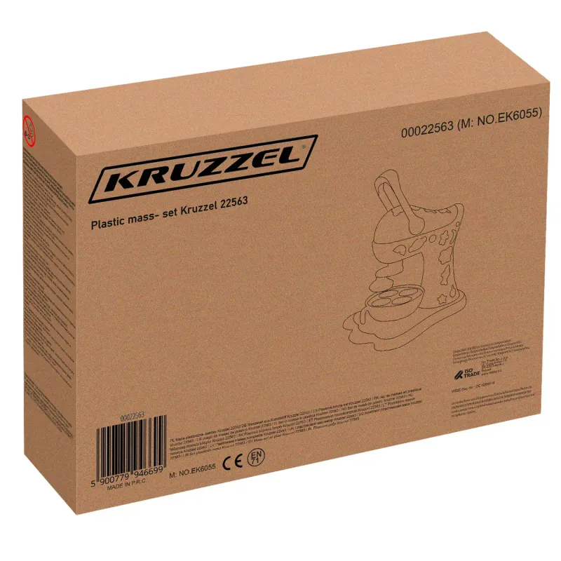 Пластилин – комплект Kruzzel 22563