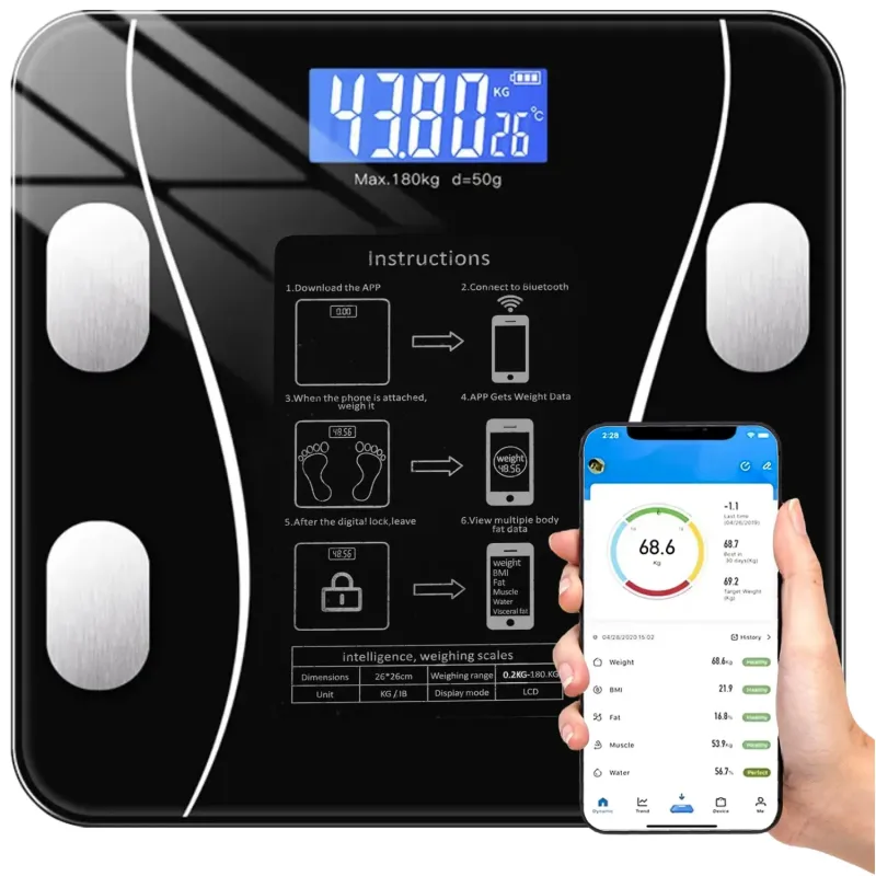 LCD аналитична баня везна Ruhhy 22525