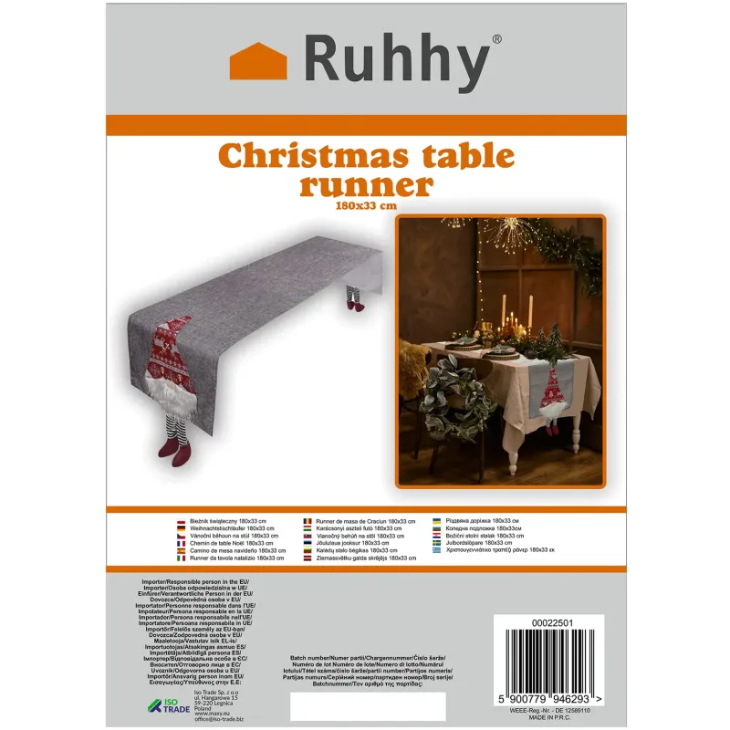 Коледна пътека 180x33 см Ruhhy 22501