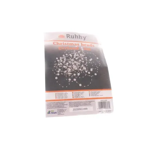 Коледна гирлянда – перли, 5 м, Ruhhy 22499